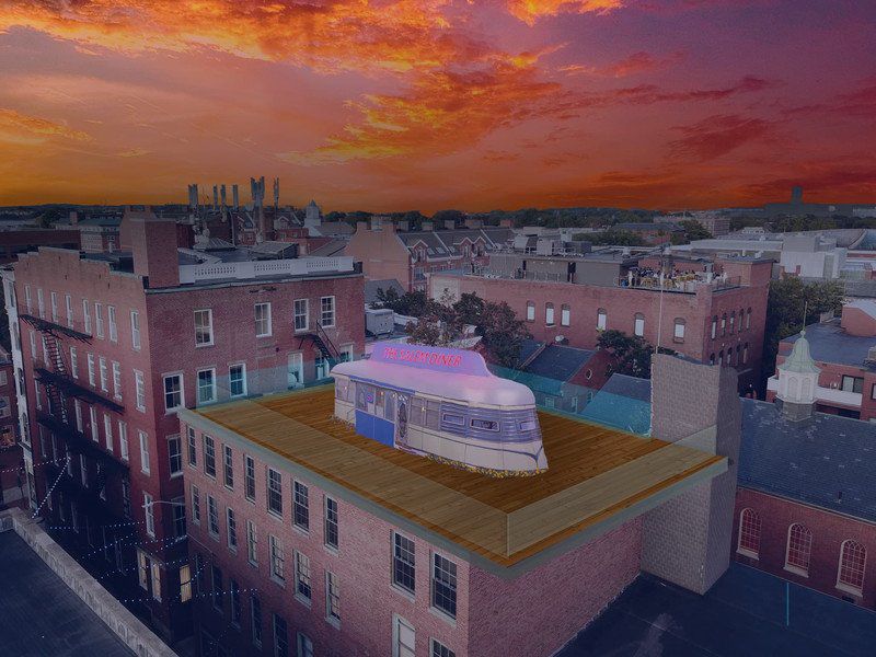 Rooftop treatment for Salem Diner